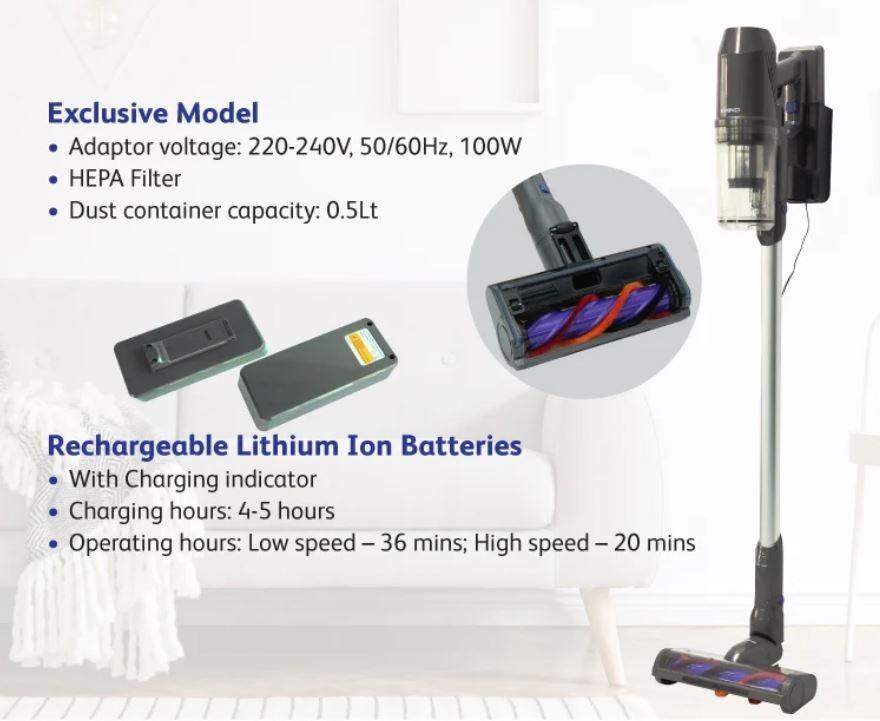 Khind cordless vacuum best sale cleaner vc696 review