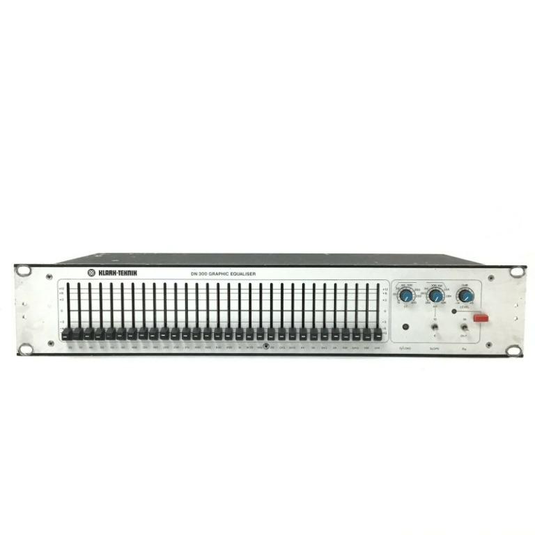 Klark Teknik DN300 30 Band Octave Graphic Equalizer, Commercial