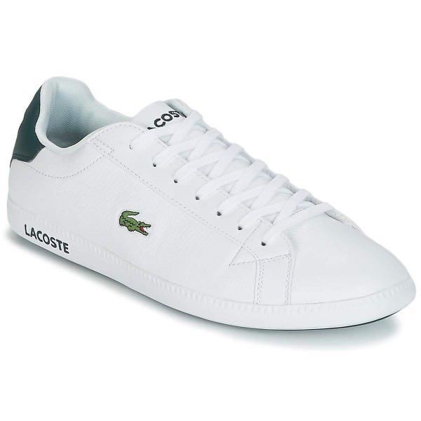 Lacoste white mens sneakers clearance