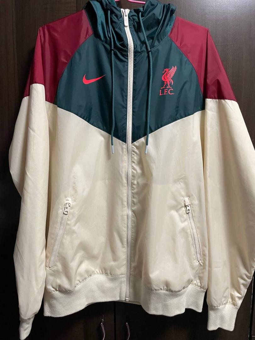 Lfc nike mens fossil hooded windrunner clearance