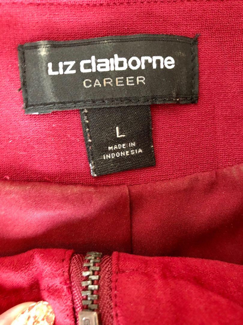 Liz claiborne red jacket sale