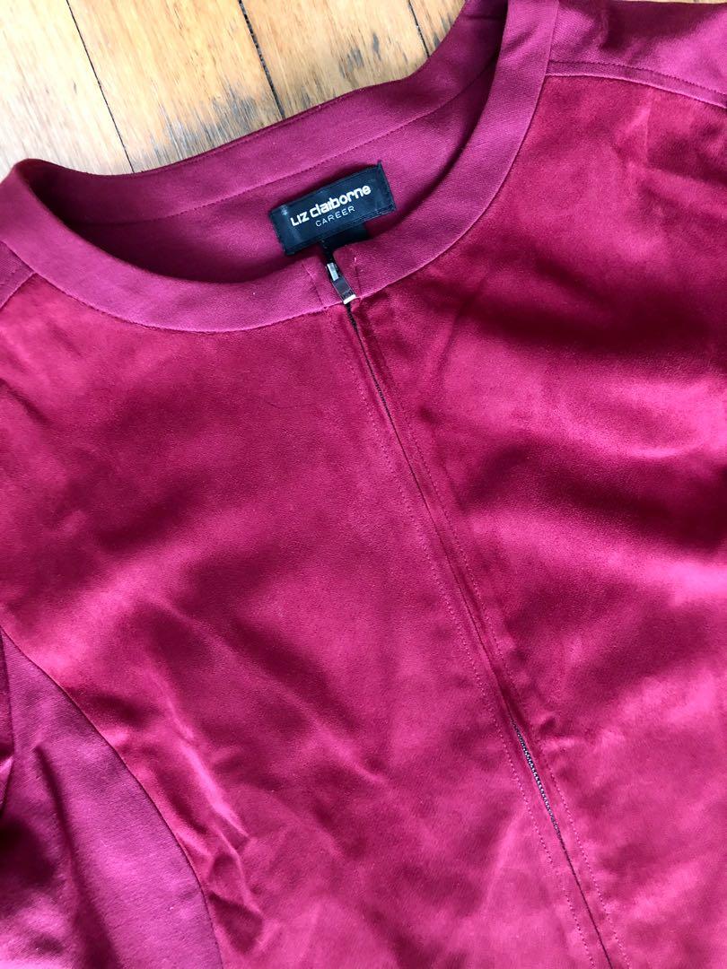 Liz claiborne shop red jacket