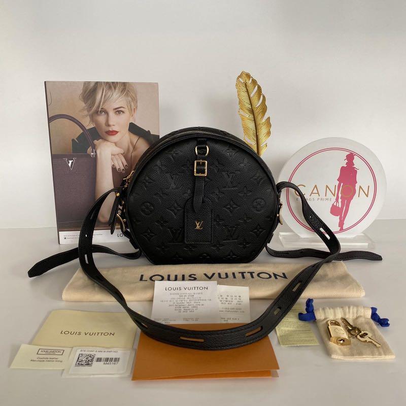 Pre-Loved Louis Vuitton Boite Chapeau Souple MM in Empreinte (Black) –  Loveforluxeconsignment
