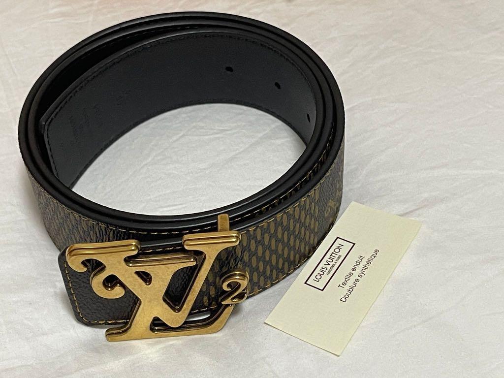 Louis Vuitton x Nigo Squared Reversible Belt Damier Ebene Giant