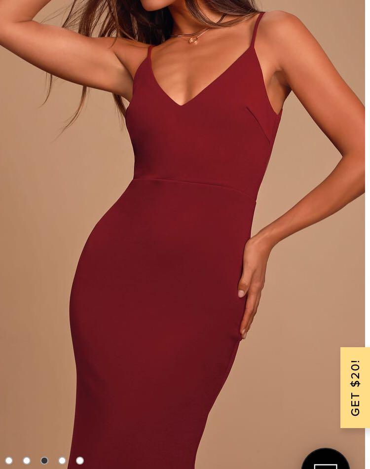 Infinite glory wine best sale red maxi dress