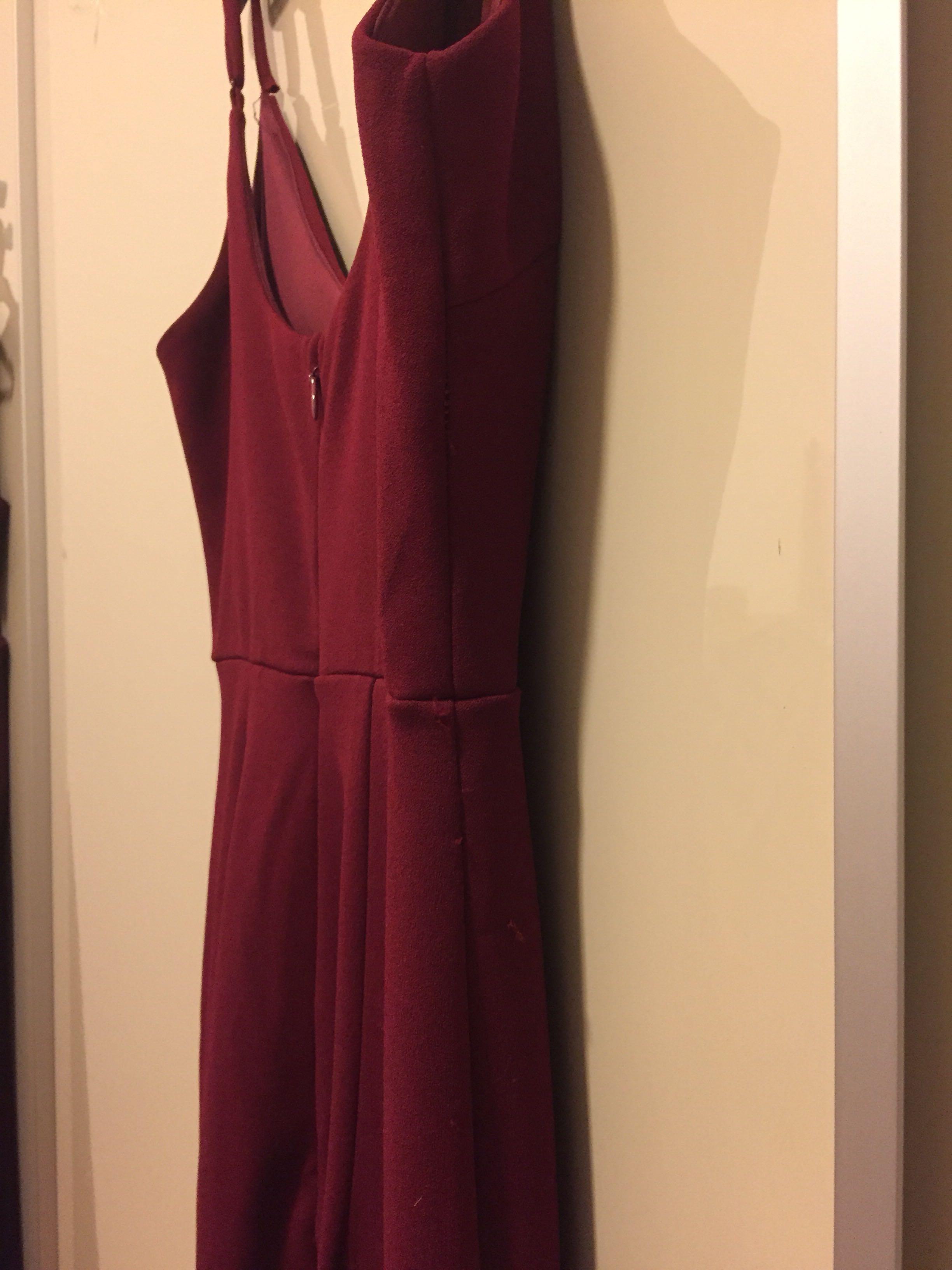 Infinite glory wine red maxi dress sales