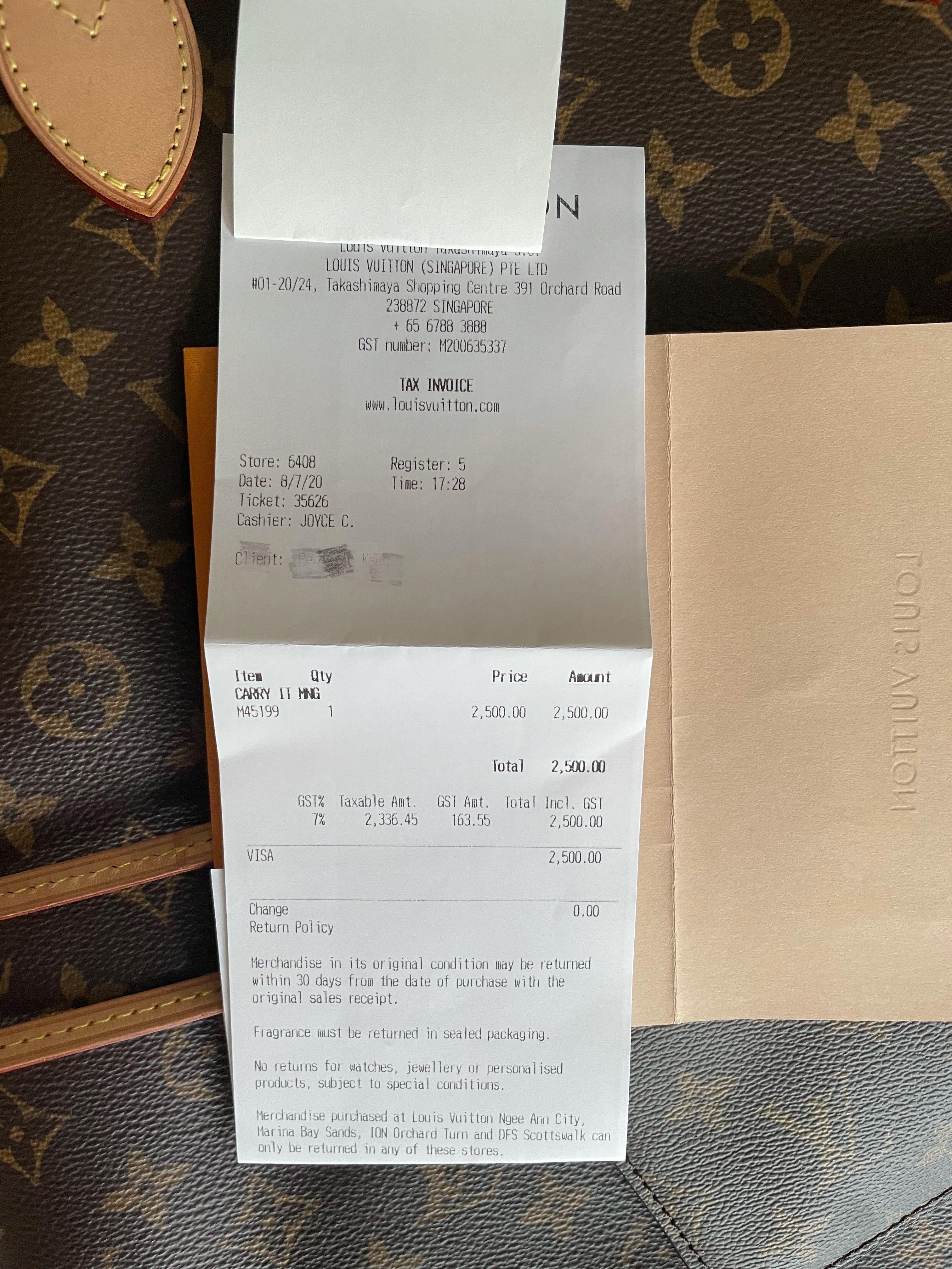 LV carry it! New! Tote Bag, Women's Fashion, Bags & Wallets, Tote Bags