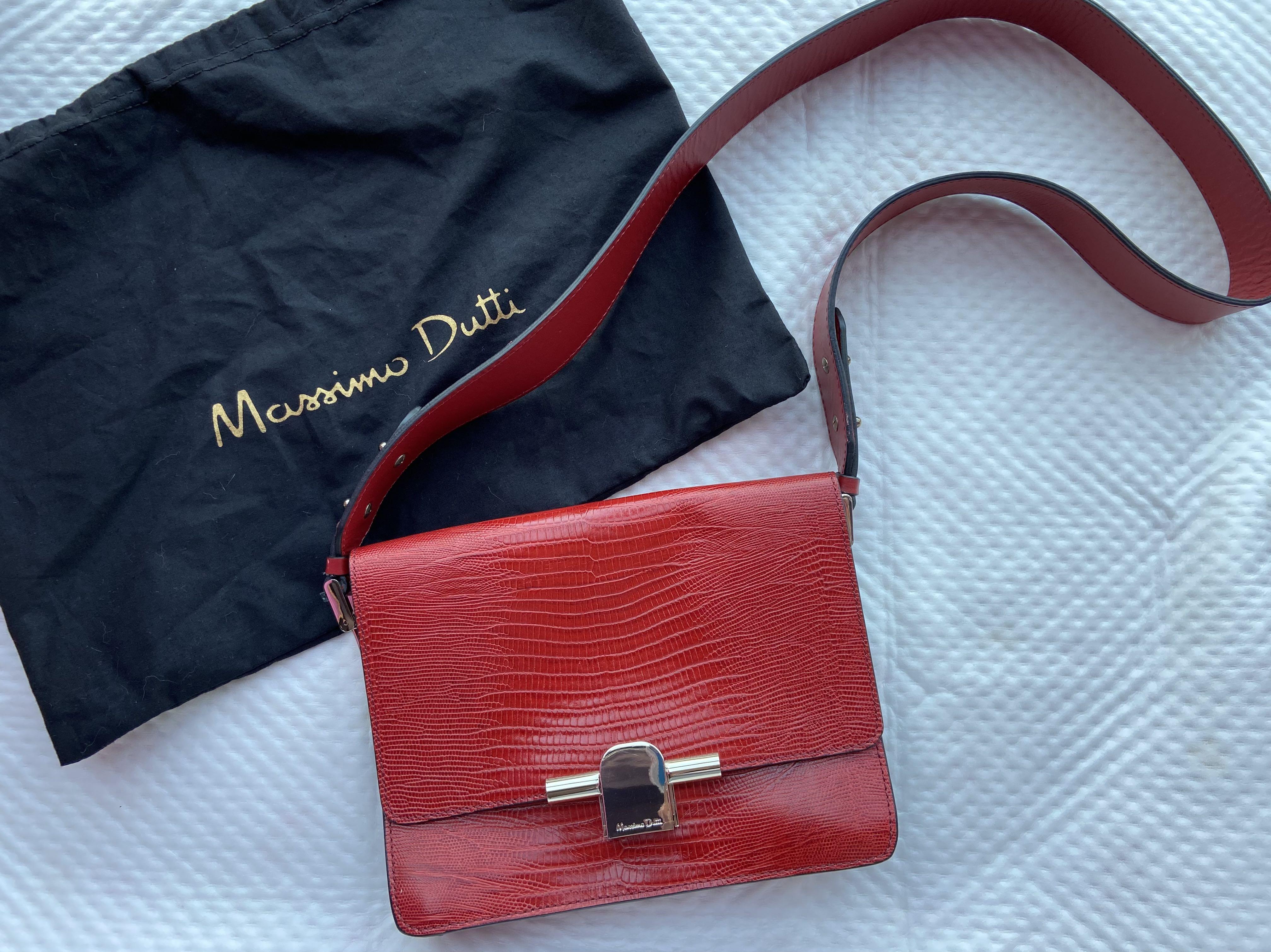 Massimo dutti online red bag