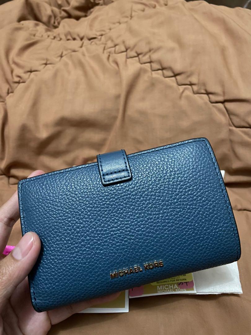 michael kors blue wallet