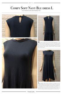 Midi Length Flow Flare Dress Sleeveless