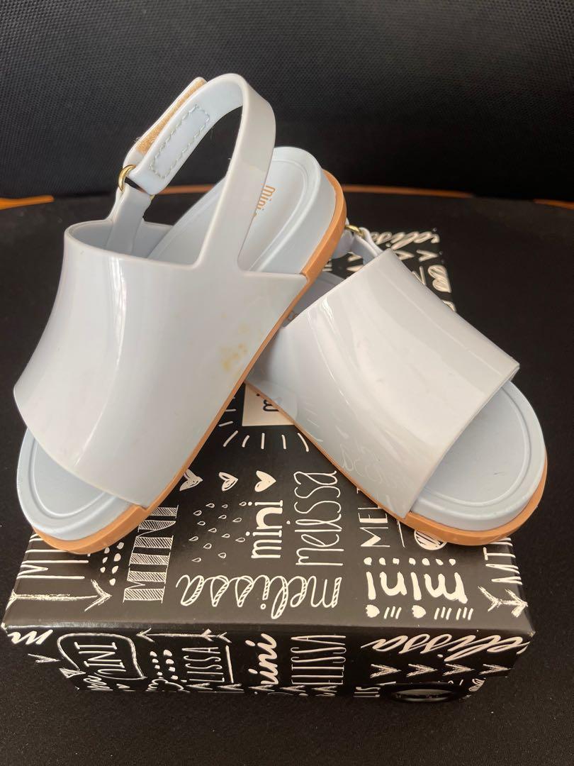 Mini Melissa Beach Slide Sanda Blue Babies Kids Babies