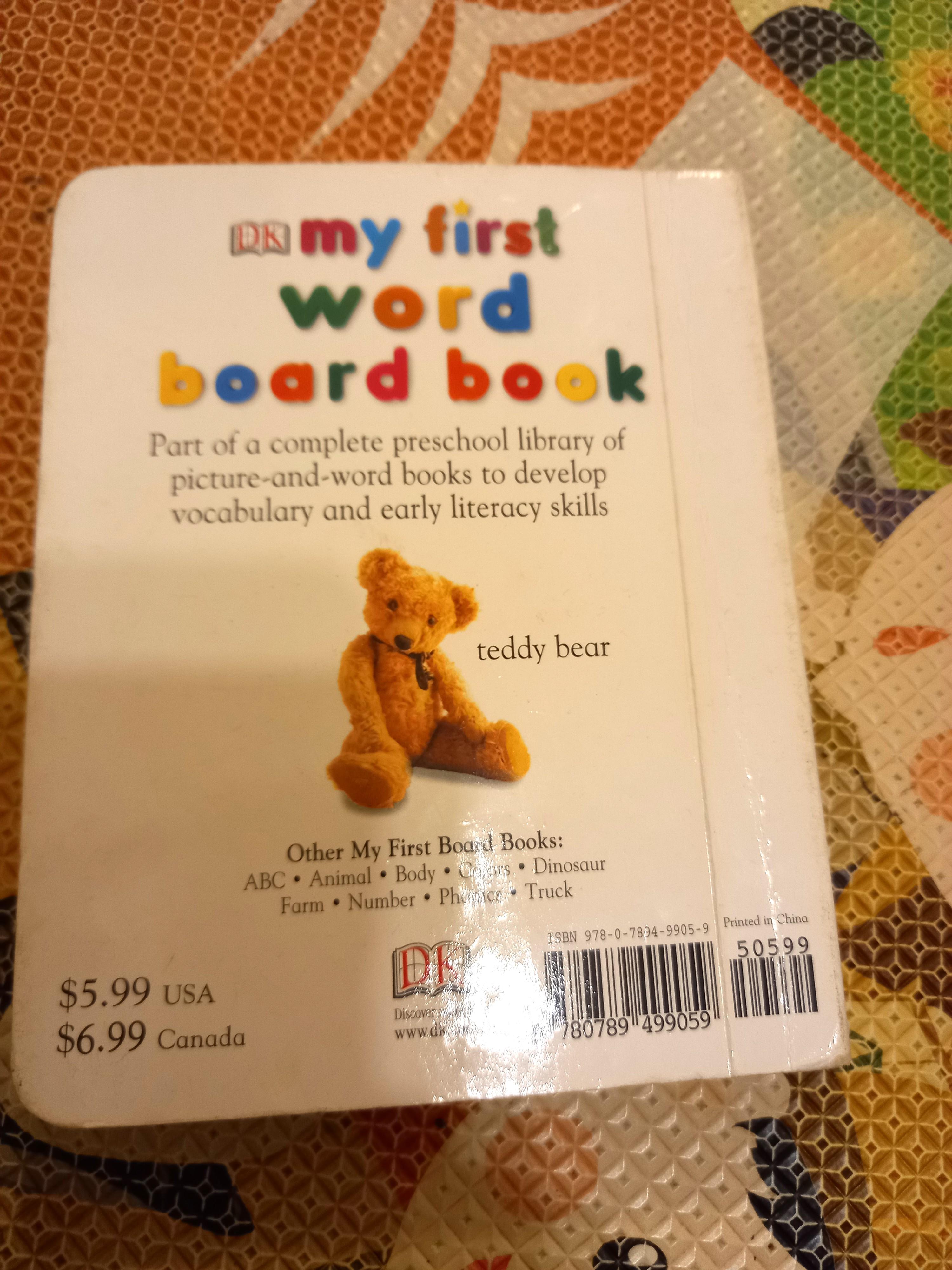 My First Word Board Book