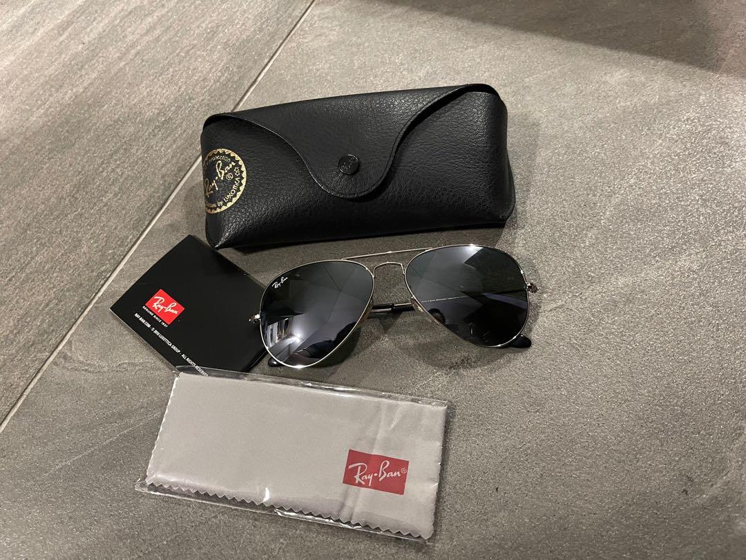 New Super Sale Rayban Ray ban Aviators 3025 in Silver and Dark Green  Sunglasses, Luxury, Accessories on Carousell