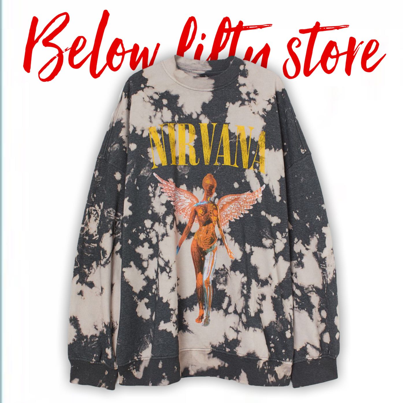 Nirvana tie dye hoodie clearance