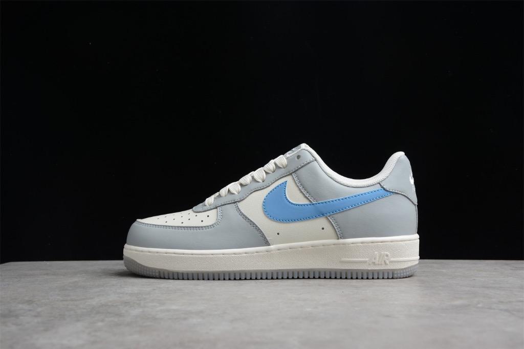 NIKE Air Force 1 Low AF1 grey blue shoes for men and women Euro 36 45 Women s Fashion Footwear Sneakers on Carousell