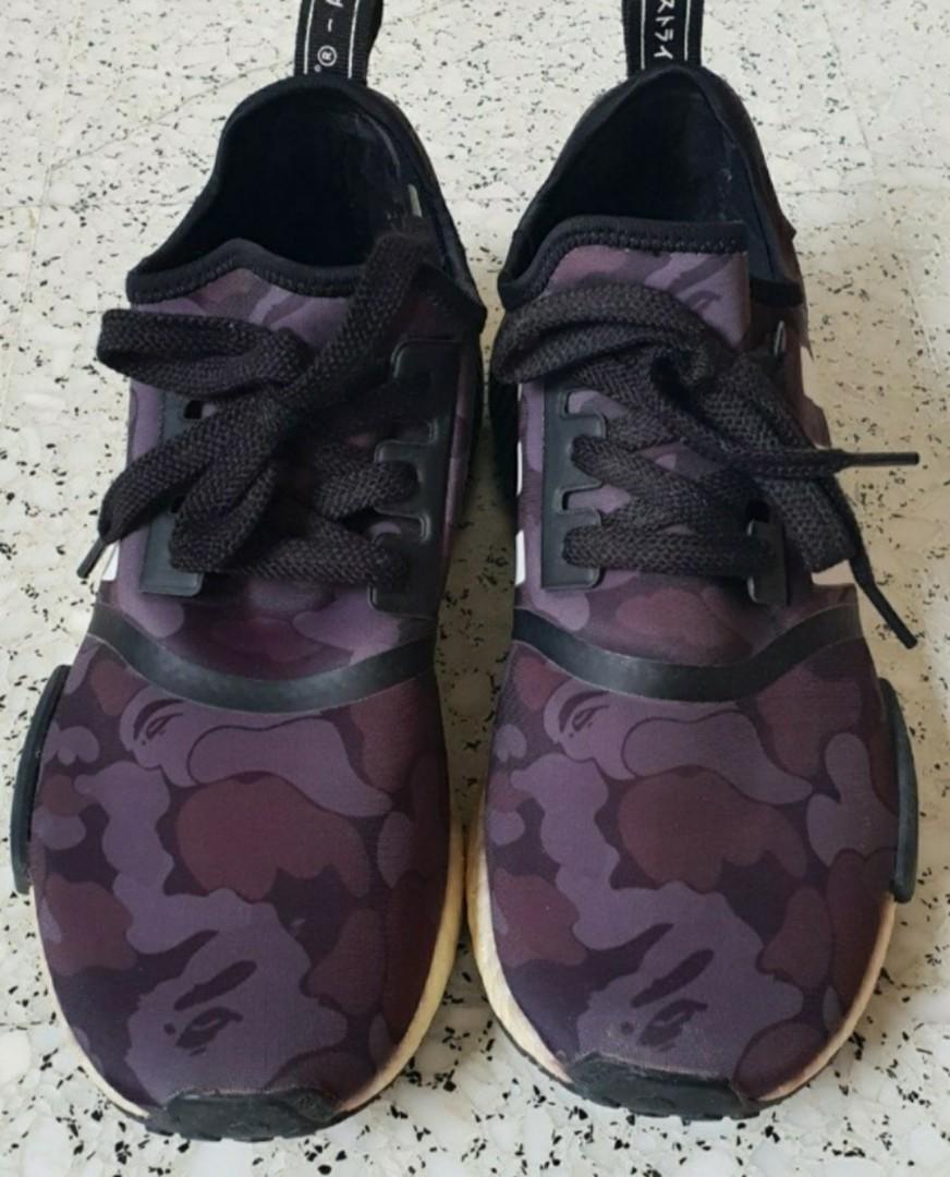 NIKE FREE RN MEN S SIZE US11 BLACK NMD R1 ADIDAS X BAPE BLACK CAMO CAMOUFLAGE NOMAD RUNNER SHOE SIZE US10 unisex Men s Fashion Footwear Sneakers on Carousell