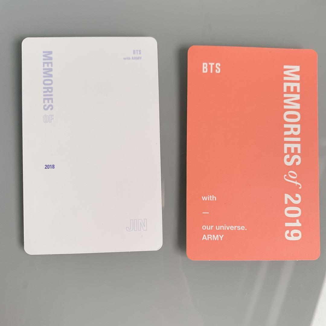 OFFICIAL] BTS JIN Memories 2018 2019 Photocard PC ~ SOLD
