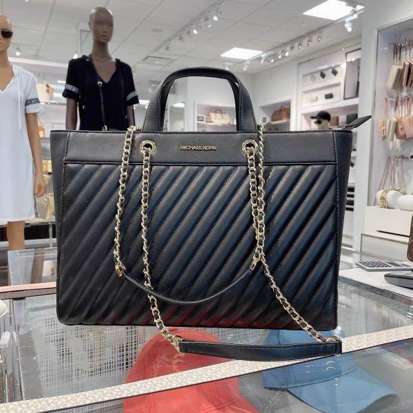 Michael kors sales quilted tote