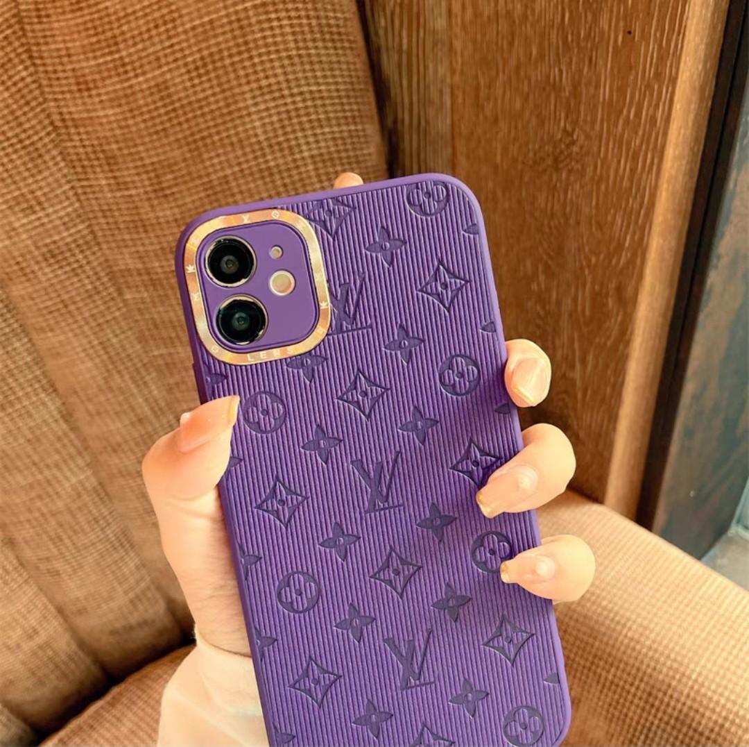 Purple louis vuitton iphone 11 hot sale case
