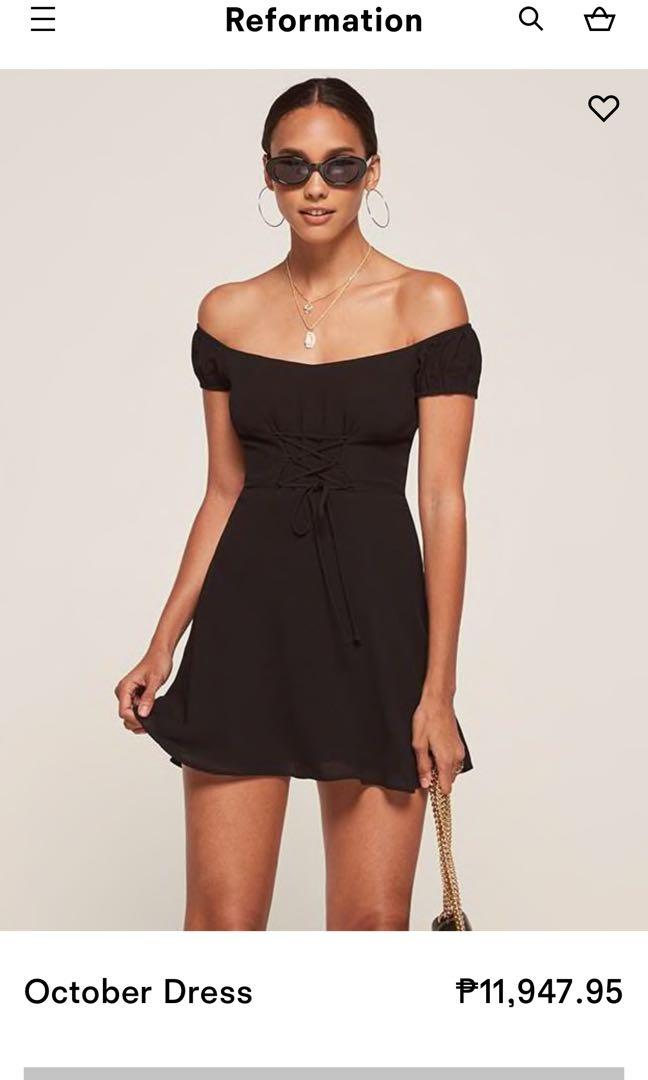 Reformation october dress clearance