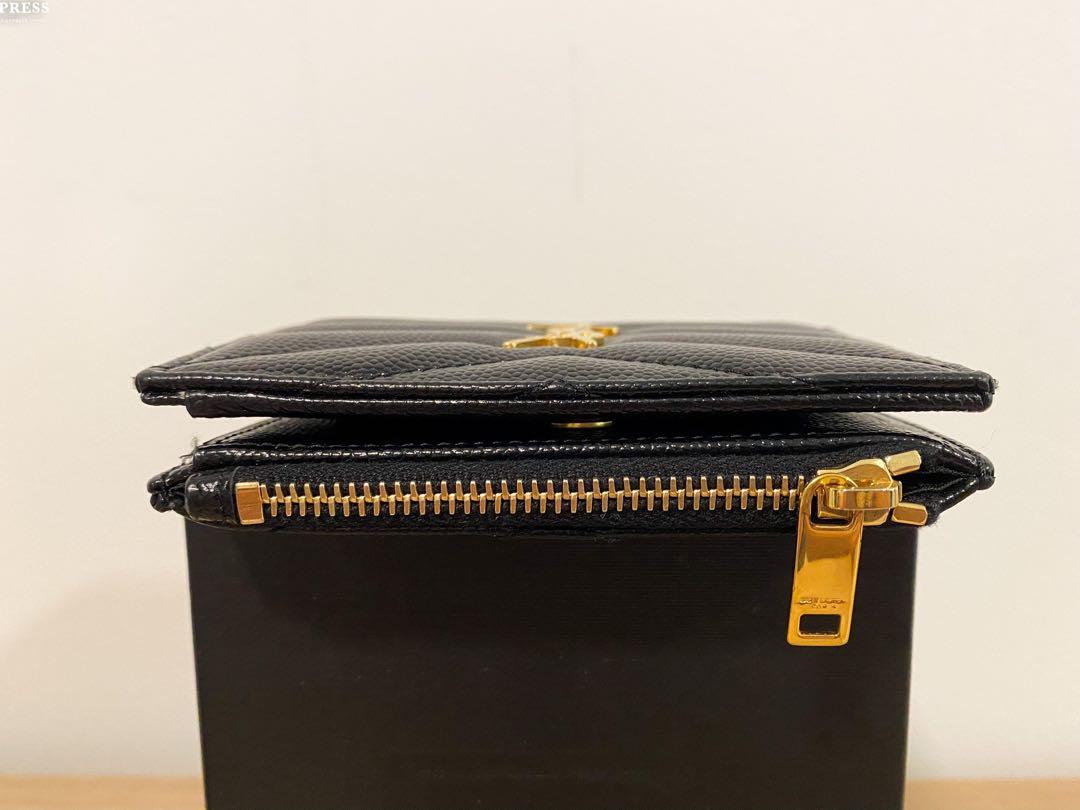Saint laurent monogram zipped card shop case