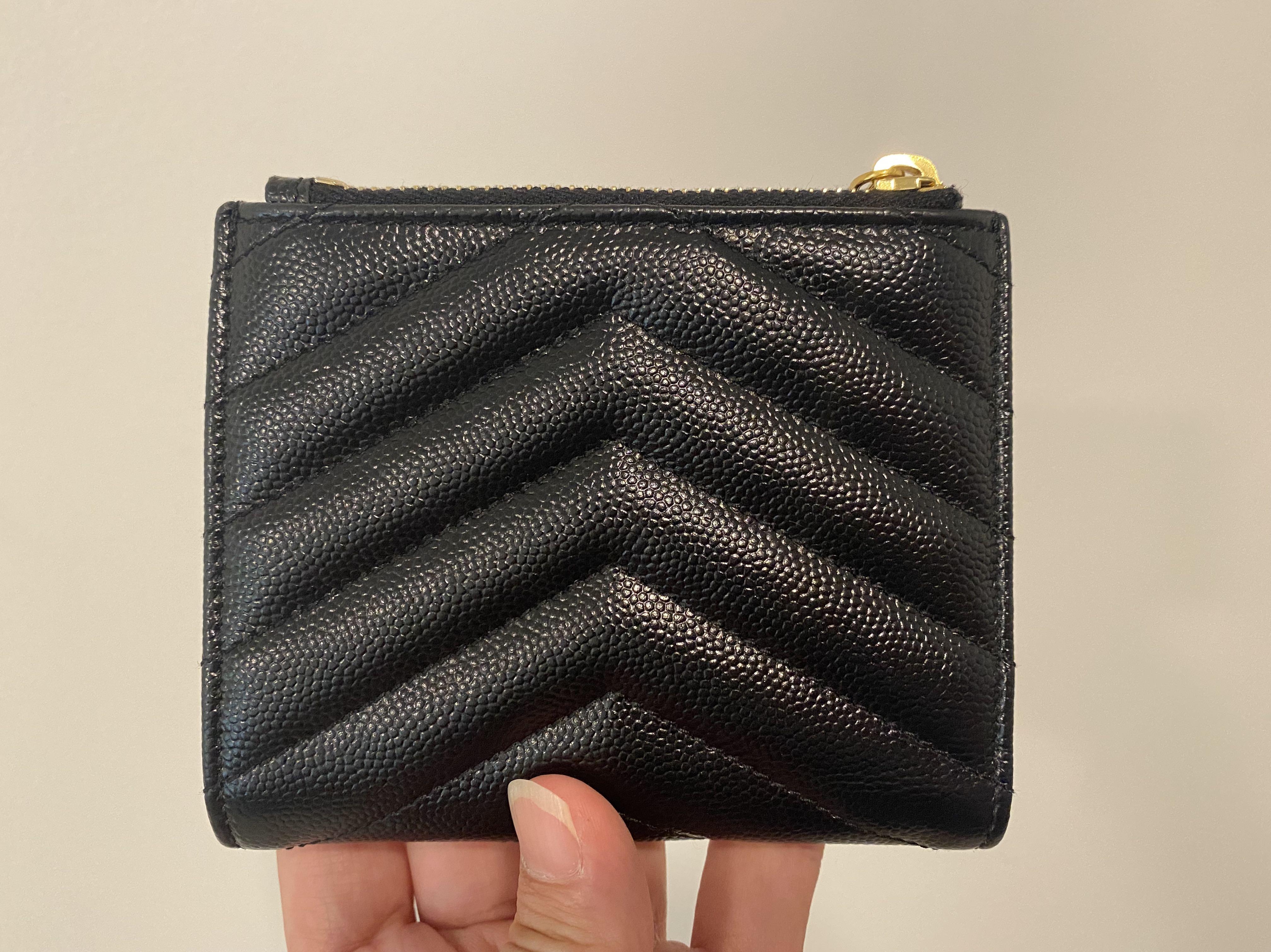 Saint laurent monogram sales zipped card case