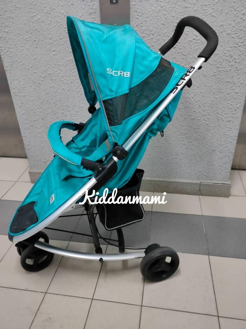 SCR8 Stroller Metallic Turqoise