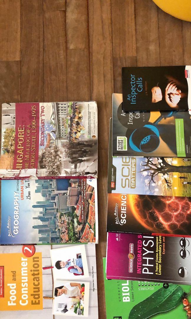 Text Books Or Module Secondary 2 resources ( include textbooks, workbook, assessment book ...