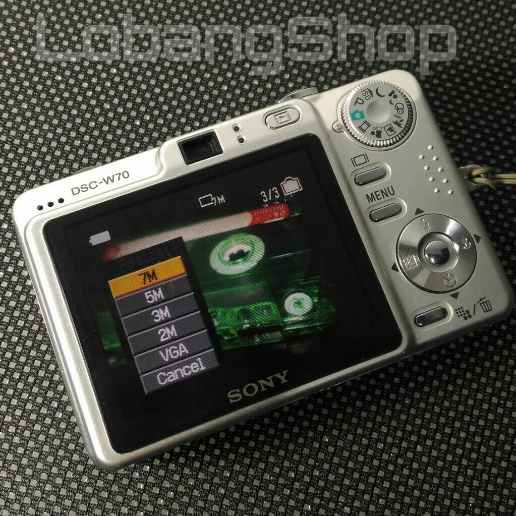 Sony CyberShot DSC W70 (digicam) 2006 Digital Photo Camera, 45 OFF