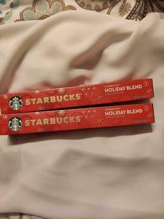 Starbucks holiday blend nespresso compatible capsules