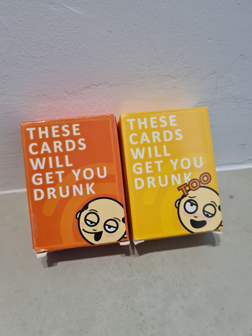 These Cards Will Get You Drunk 1 & 2, Hobbies & Toys, Toys & Games on