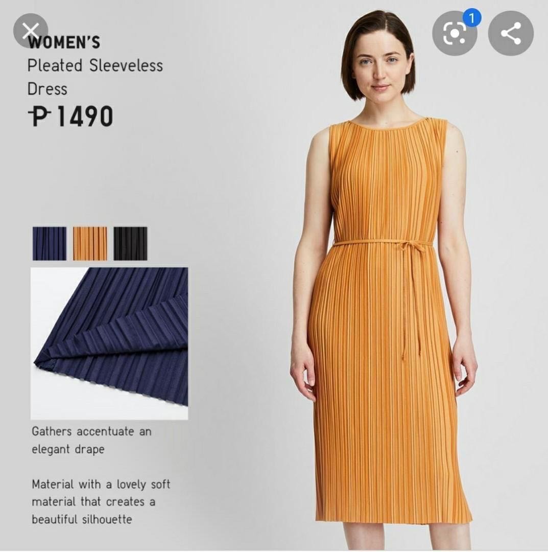 Uniqlo pleated dress discount