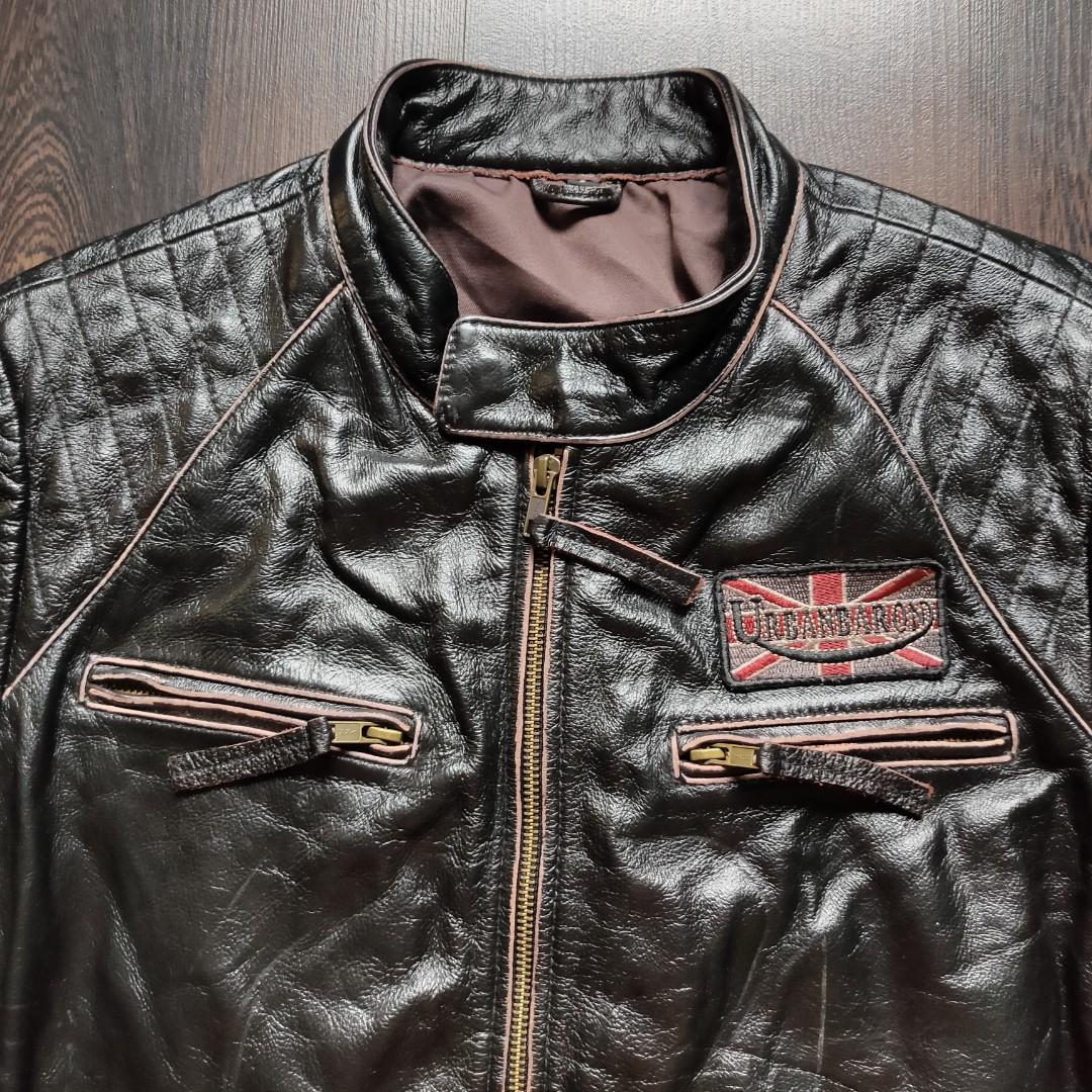 Urban baron outlet leather jacket