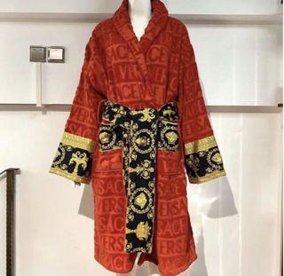 Versace red robe