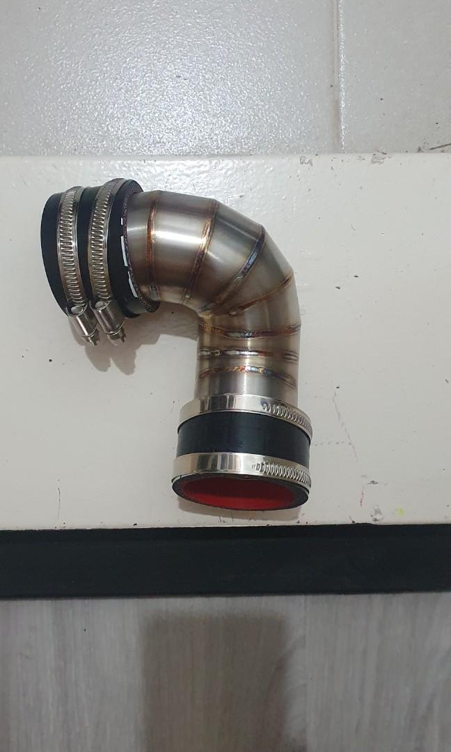 VESPA GTS 300 STAINLESS STEEL INTAKE PIPE, Motorcycles, Motorcycle Accessories on Carousell