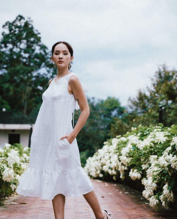 White a deals line summer dress
