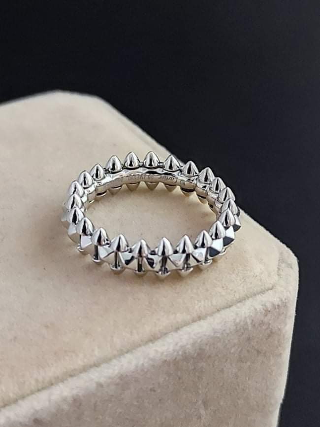White Gold Clash de Cartier Ring s8 Women s Fashion Jewelry
