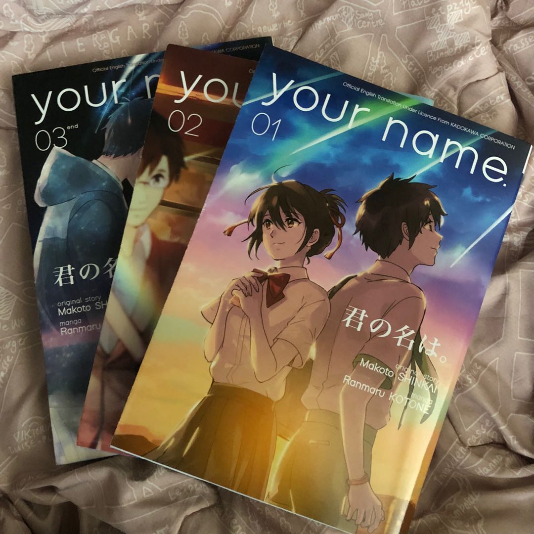 Your Name English Manga, Hobbies & Toys, Books & Magazines, Comics & Manga  on Carousell