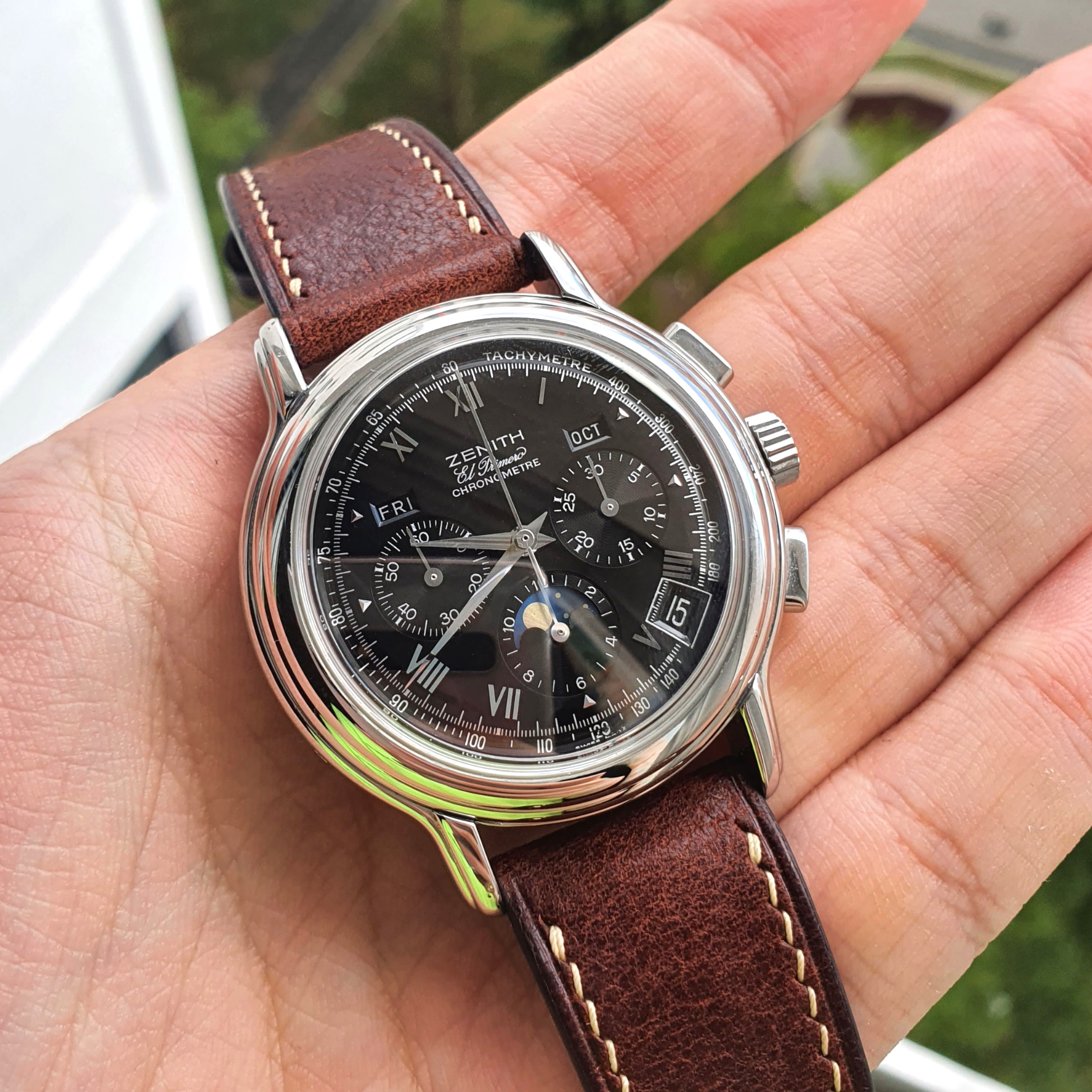 Zenith El Primero Chronometer Full Calendar Moonphase Column Wheel