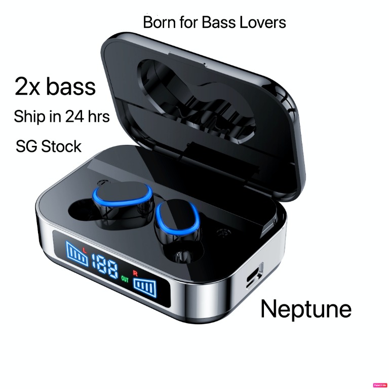 Kissral bluetooth 5.0 earbuds top