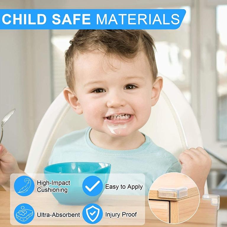 12 Pack L-Shaped Clear Corner Protector High Resistant Adhesive Baby  Proofing Sharp Table Corner Protector Baby Safety Impact Absorbent  Furniture Corner Guards Prevent Injuries Protection 