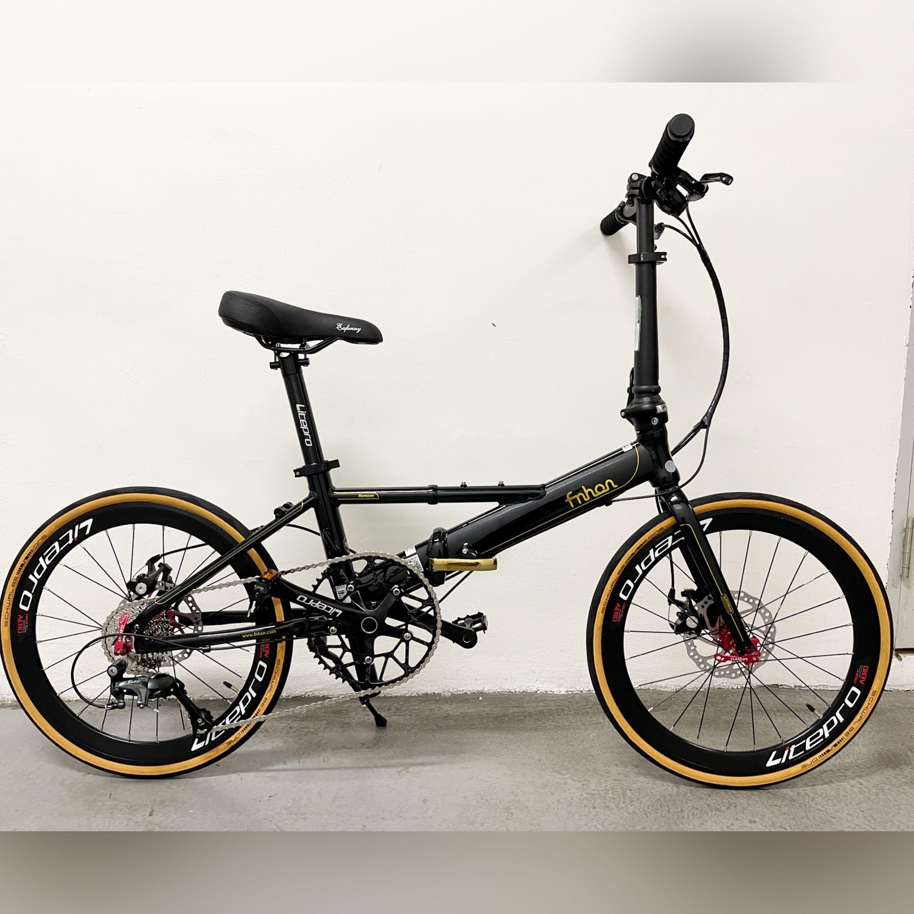 9kg Instock Fnhon Monsoon 451 Tiagra Folding Bike