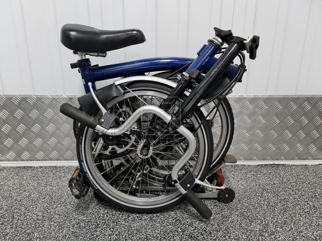 Pre owned Brompton M3R Cobalt Blue Black