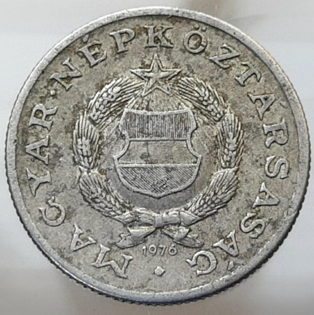 八個硬幣8pcs 匈牙利硬幣Hungary HUF 1975年1976年1993年1995年2012年2016年1 Forint 2 Forint 5  Forint 10 Forint 20 Filler (2,5,10有原光) 福林Macyar Nepkoztarsasac Macyar  Koztarsasag Macyar Orszag | Ukraine 烏克蘭