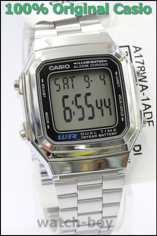 A178WA-1A 深水埗有門市全新正貨1年保養CASIO 錶卡西歐手錶男裝女裝