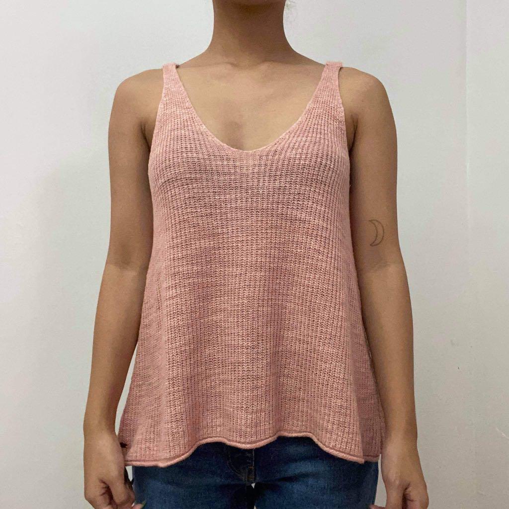 american eagle knit tank top