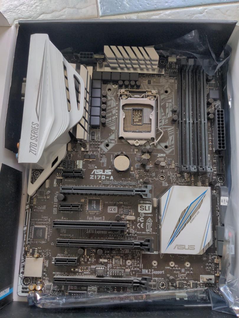 Asus z170A motherboard Computers Tech Parts Accessories Computer Parts on Carousell