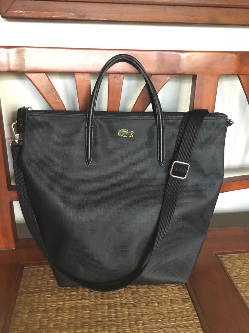 lacoste vertical tote