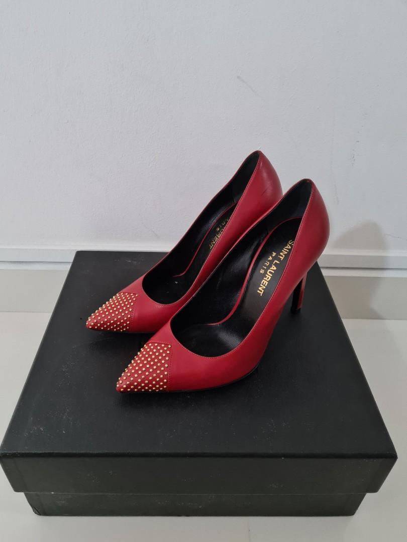 Red sales ysl shoes