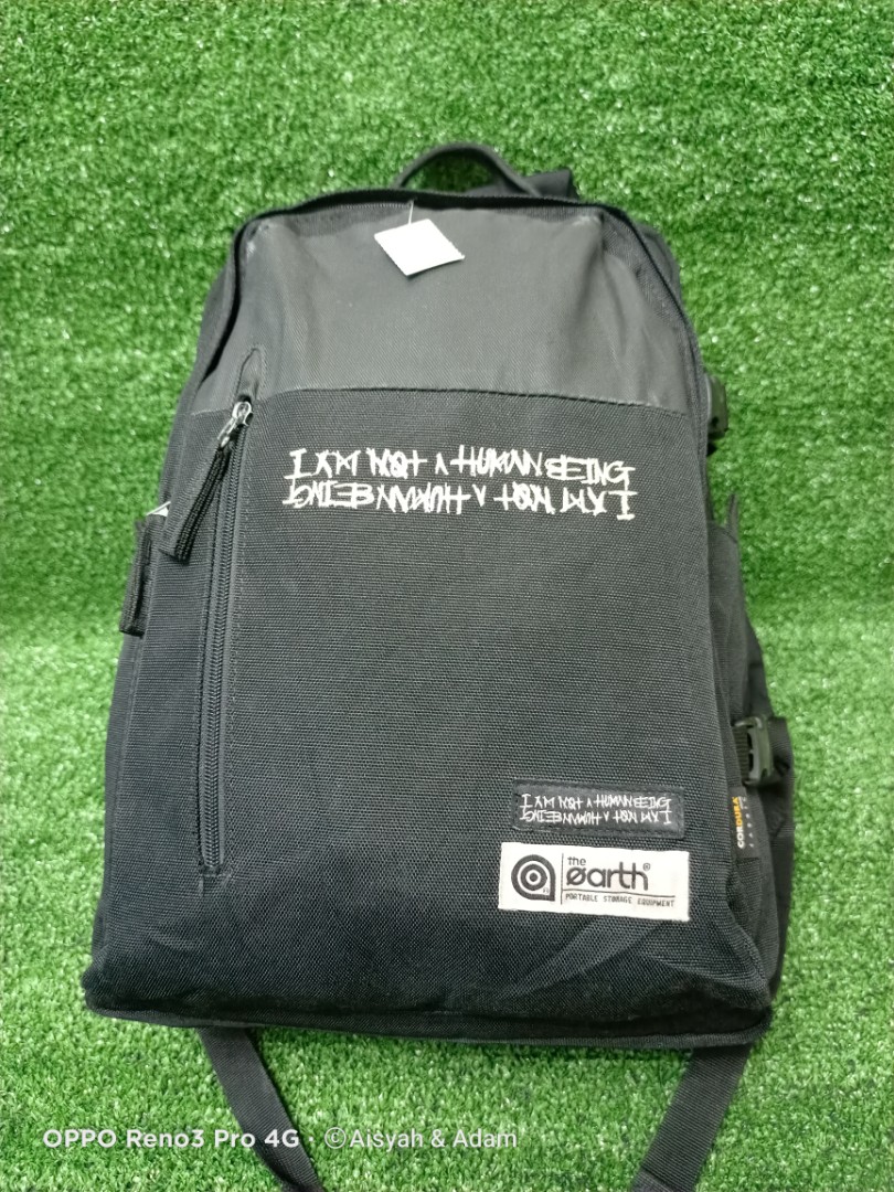 olive green rucksack